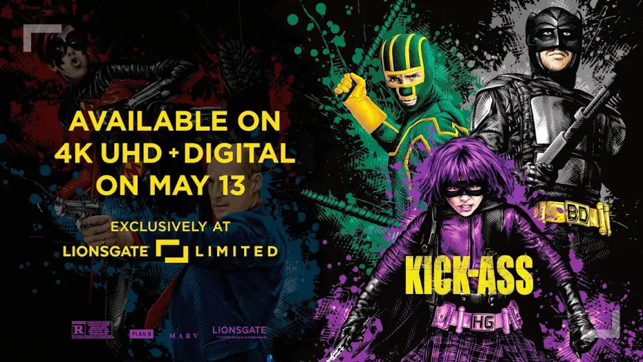 Video for the film Kick-Ass — 15th Anniversary Unmasked Edition 4K SteelBook® Official Trailer