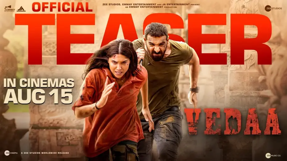 Video for the film Vedaa — Official Teaser