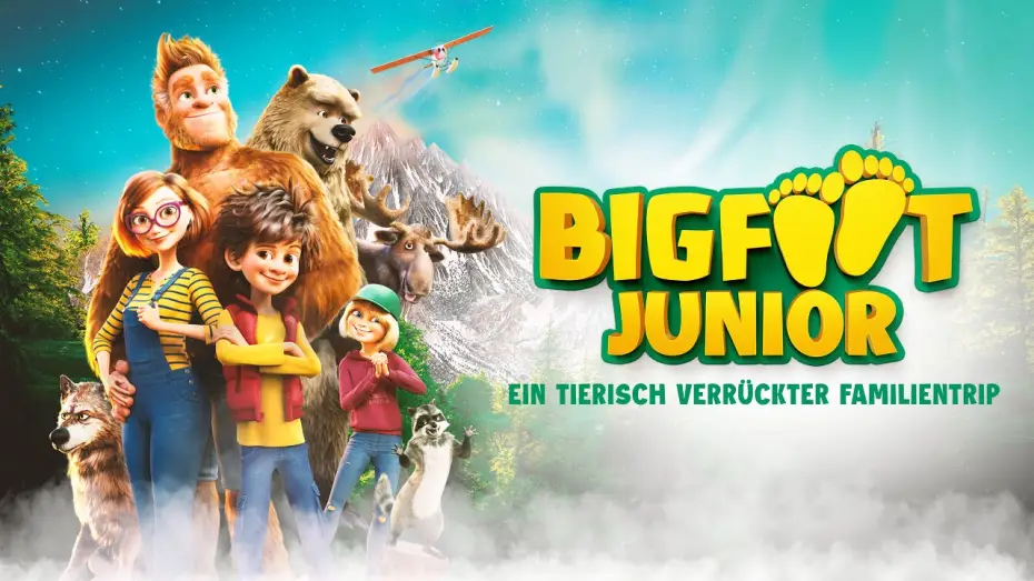 Video for the film Bigfoot Family — Bigfoot Junior - Ein Tierisch Verrückter Familientrip - Kinotrailer Deutsch HD - Ab 26.08.21 im Kino