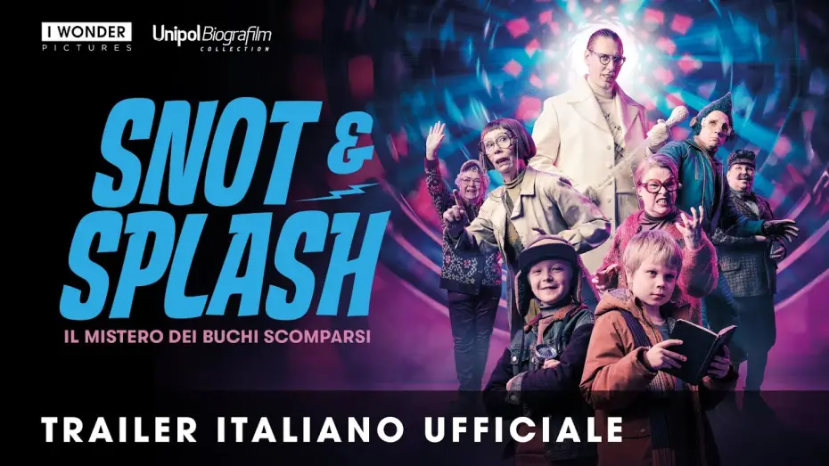 Video for the film Snot and Splash: The Mystery of Disappearing Holes — SNOT E SPLASH - Il mistero dei buchi scomparsi | Trailer italiano ufficiale HD