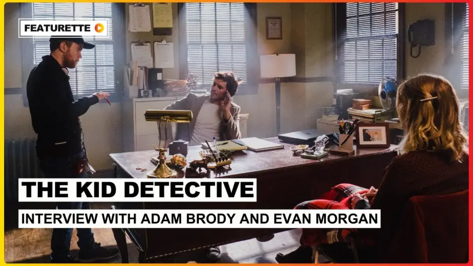 Video for the film The Kid Detective — Interview with Adam Brody and Evan Morgan