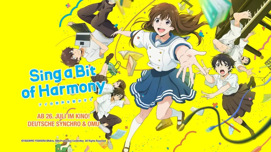 Video for the film Sing a Bit of Harmony — Sing a Bit of Harmony – Anime Kino Trailer (Deutsch/German)