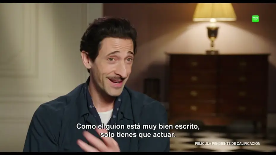 Video for the film See How They Run — Making of: Adrien Brody