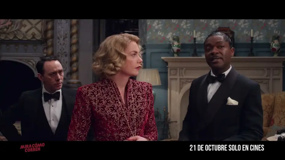Video for the film See How They Run — Anuncio: 'Reunir a los sospechosos bajo un mismo techo'
