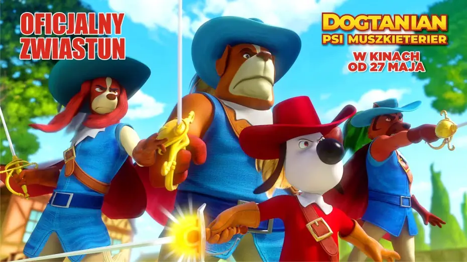 Video for the film Dogtanian and the Three Muskehounds — Dogtanian. Psi Muszkieterier - zwiastun PL