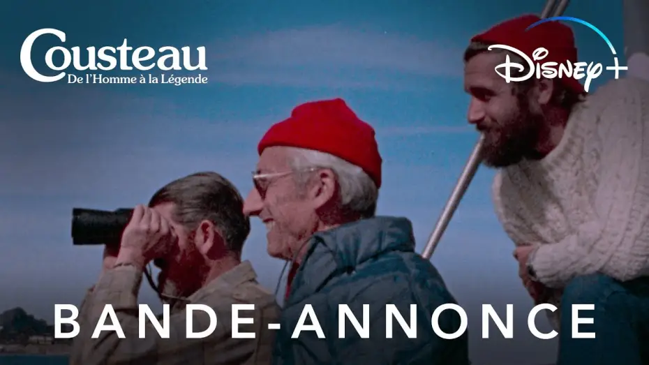 Video for the film Becoming Cousteau — Cousteau : De l'homme à la légende - Bande Annonce [VOST]