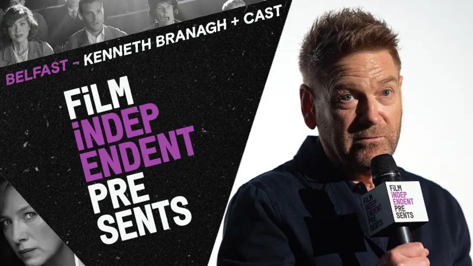 Video for the film Belfast — Kenneth Branagh goes to BELFAST w/ Caitriona Balfe, Jamie Dornan & Ciaran Hinds | Film Independent