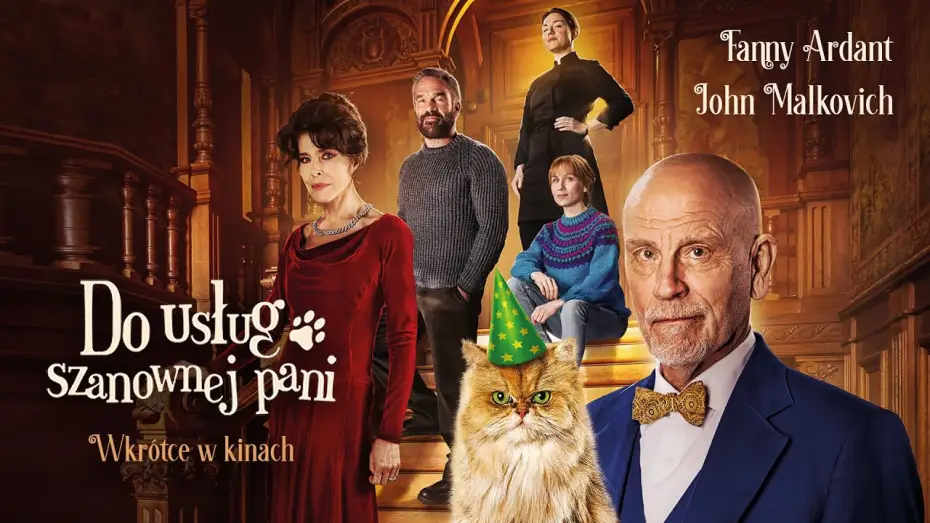 Video for the film Mr. Blake at Your Service! — John Malkovich w komedii "Do usług szanownej Pani" wkrótce w kinach