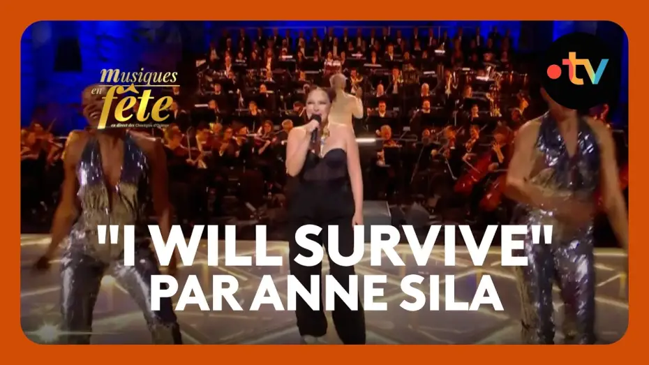 Video for the film Musiques en fête des Chorégies d'Orange — Gloria Gaynor - "I will survive" avec Anne Sila