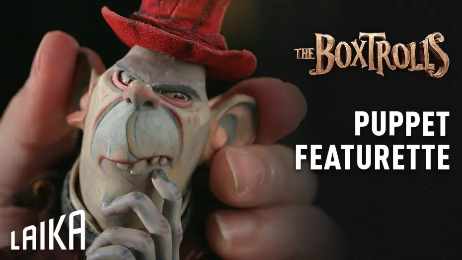 Video for the film The Boxtrolls — Puppet Featurette: Trout & Pickles