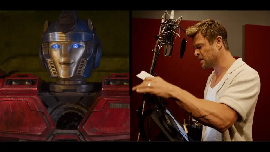 Video for the film Transformers One — Chris Hemsworth is Orion Pax/Optimus Prime