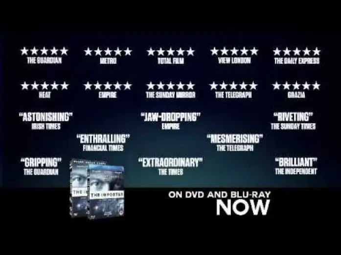 Video for the film The Imposter — The Imposter TV Spot - Own it now on DVD & Blu-Ray