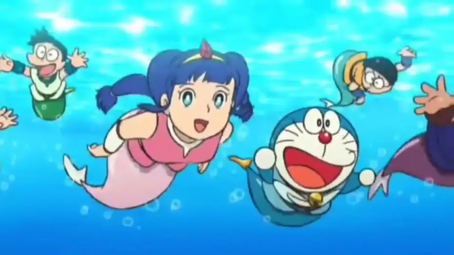 Video for the film Doraemon: Nobita's Great Battle of the Mermaid King — Columbia Pictures Logo Doraemon Nobita Mermaid Trailer