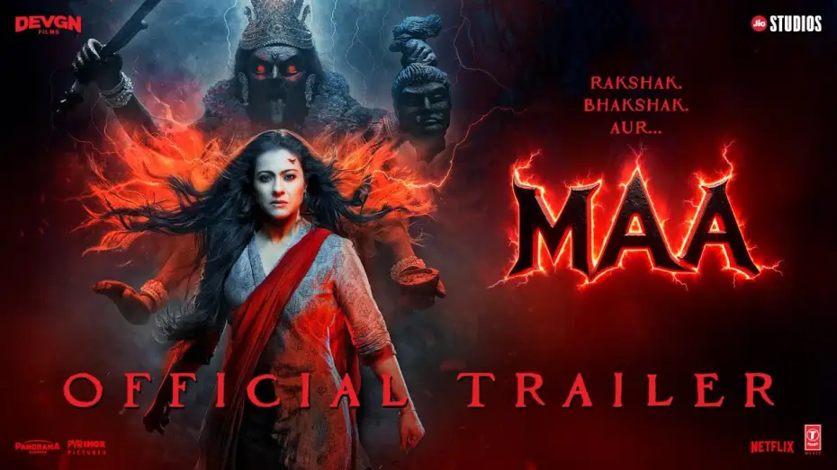 Video for the film Maa — MAA - OFFICIAL TRAILER | Kajol, Ronit, Indraneil, Kherin, Jitin | Vishal Furia | 27th June