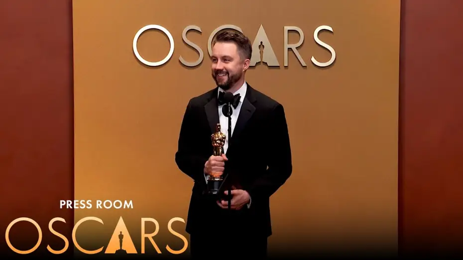 Video for the film BC Project — One Battle After Another Best Film Editing Press Room Speech | 98th Oscars (2026)