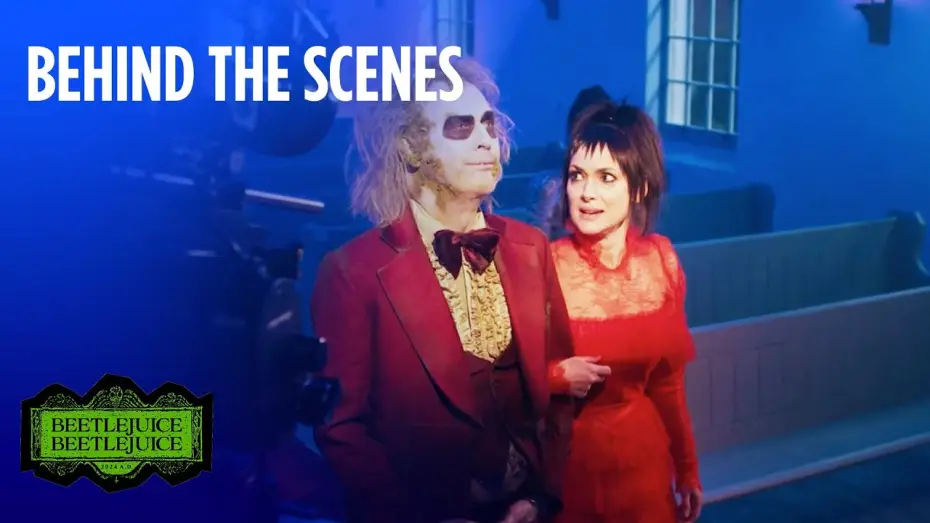 Video for the film Beetlejuice Beetlejuice — Behind the Scenes: Til Death Do We Park