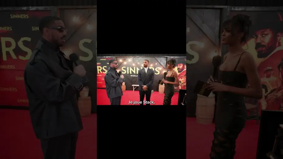 Video for the film Sinners — Les deux personnages joués par Michael B. Jordan étaient présents à l'avant-première de Sinners ! 🔥