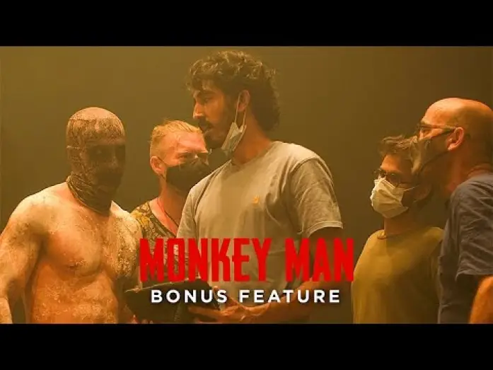 Video for the film Monkey Man — Dev Patel Broke His Hand While Filming - Bonus Feature Preview