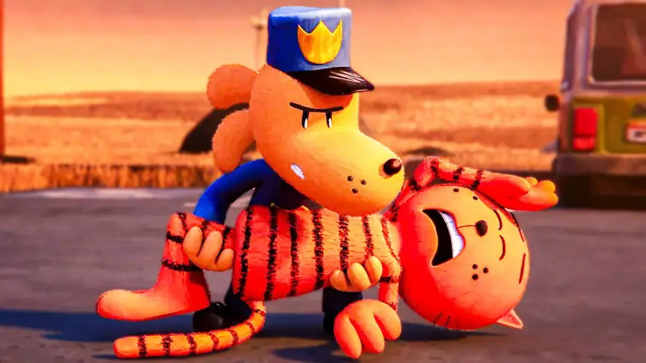 Video for the film Dog Man — Dog Man vs. Pete The Pretty Evil Cat!