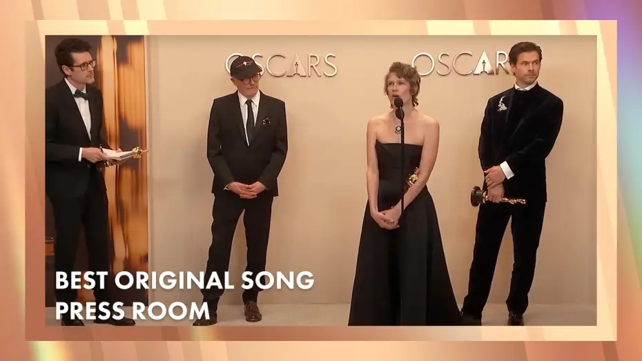 Video for the film Emilia Pérez — 'El Mal' Best Original Song Press Room Speech | 97th Oscars (2025)
