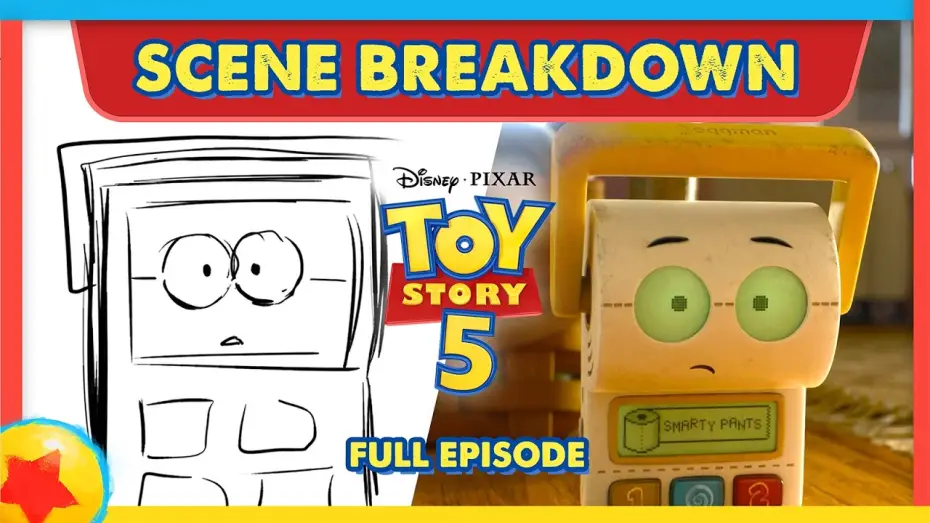 Video for the film Toy Story 5 — "Smarty Pants Needs Batteries!" BTS | Pixar's Set the Scene