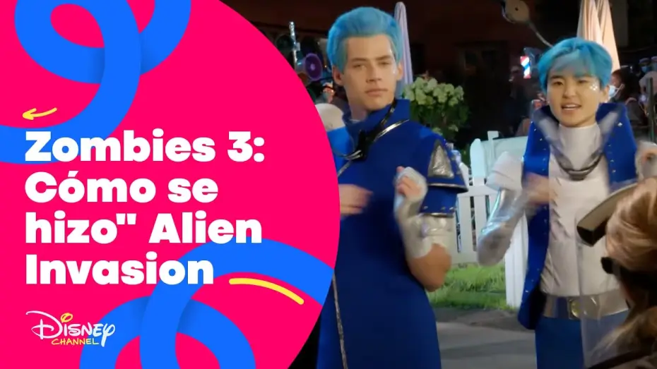 Video for the film Z-O-M-B-I-E-S 3 — ZOMBIES 3: "Cómo se hizo" Alien Invasion | Disney Channel Oficial