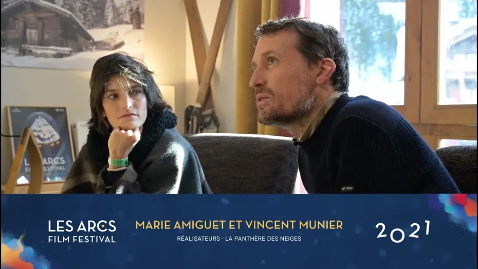 Video for the film The Velvet Queen — Interview de Marie Amiguet et Vincent Munier - LA PANTHÈRE DES NEIGES