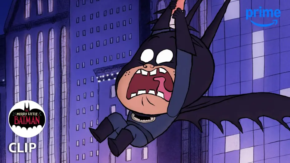 Video for the film Merry Little Batman — Damian Fights Bane and Poison Ivy