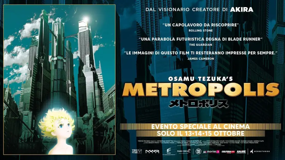 Video for the film Metropolis — METROPOLIS - Official Trailer | al cinema solo dal 13 al 15 ottobre