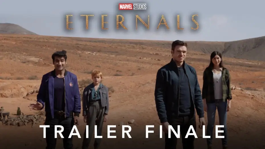 Video for the film Eternals — Trailer Finale