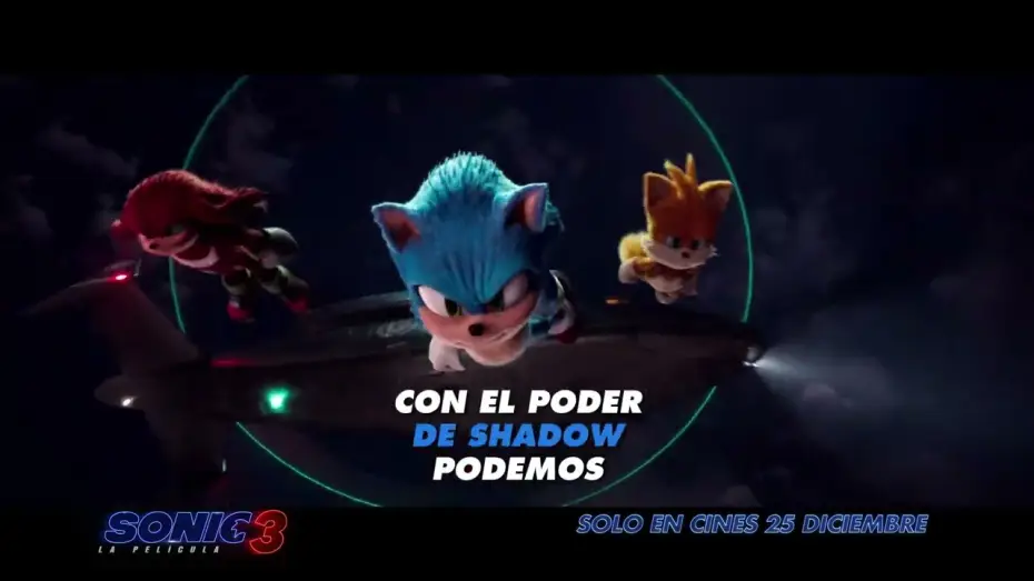 Video for the film Sonic the Hedgehog 3 — Equipo preparado
