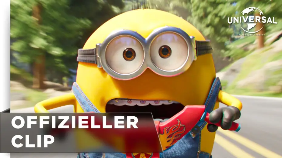 Video for the film Minions: The Rise of Gru — Clip: Auf dem Weg ins Kino