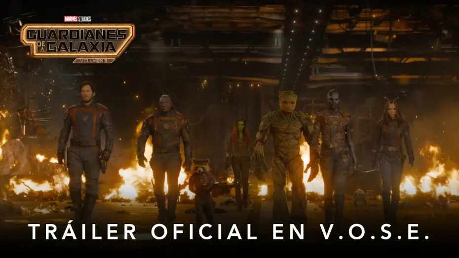 Video for the film Guardians of the Galaxy Vol. 3 — Nuevo Tráiler Oficial [VOSE]