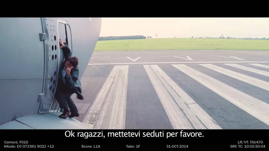 Video for the film Mission: Impossible - Rogue Nation — MISSION: IMPOSSIBLE - ROGUE NATION - Featurette "Le riprese sull'aereo"