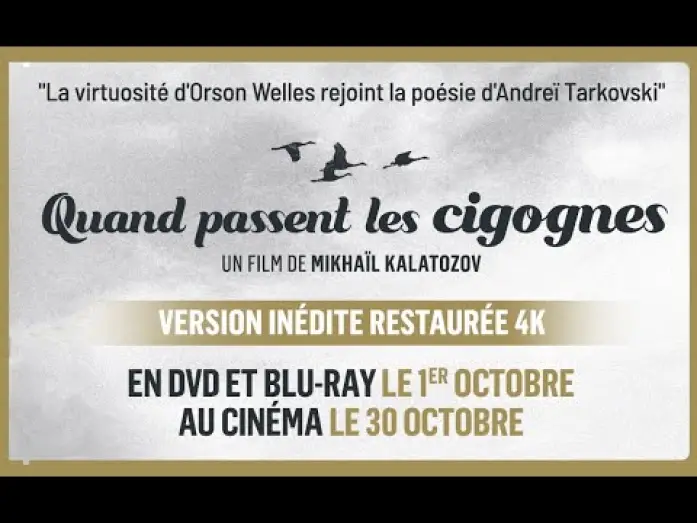 Video for the film The Cranes Are Flying — Quand passent les cigognes - Bande Annonce [VOST]
