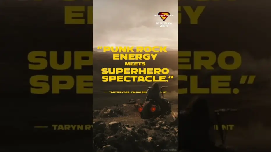 Video for the film Supergirl — All gas, no brakes.