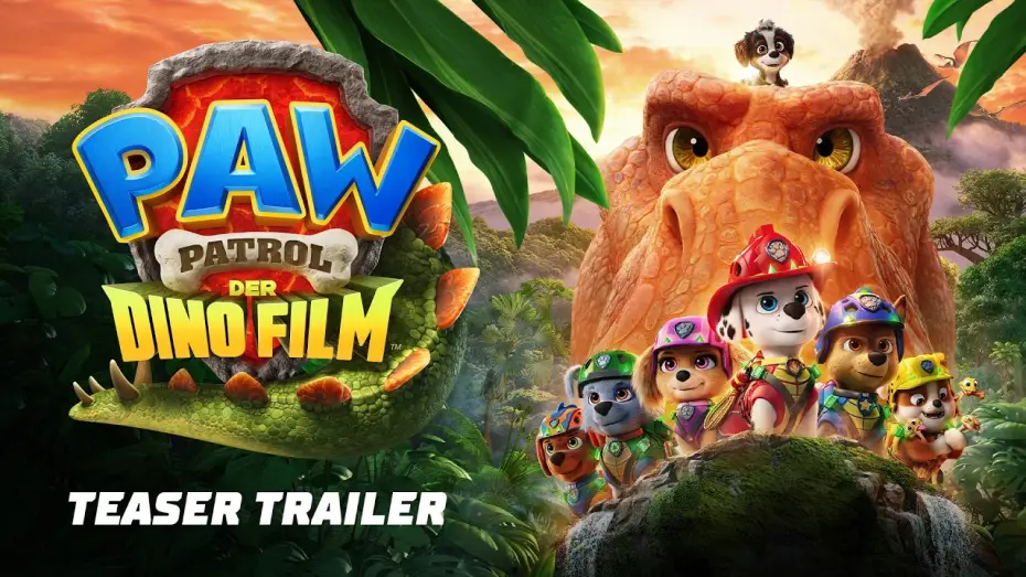 Video for the film PAW Patrol: The Dino Movie — PAW Patrol: Der Dino Film | Teaser Trailer (2026 Film)