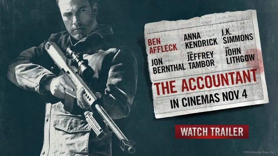 Video for the film The Accountant — The Accountant - TV Spot - Warner Bros. UK