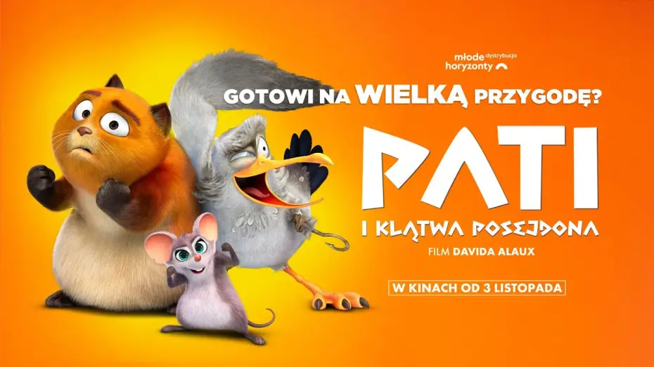 Video for the film Epic Tails — Pati i klątwa Posejdona | TEASER nr 1 | w kinach od 3 listopada