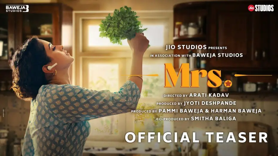 Video for the film Mrs. — Mrs Official Teaser | Sanya Malhotra | Nishant Dahiya | Kanwaljit Singh | Arati Kadav
