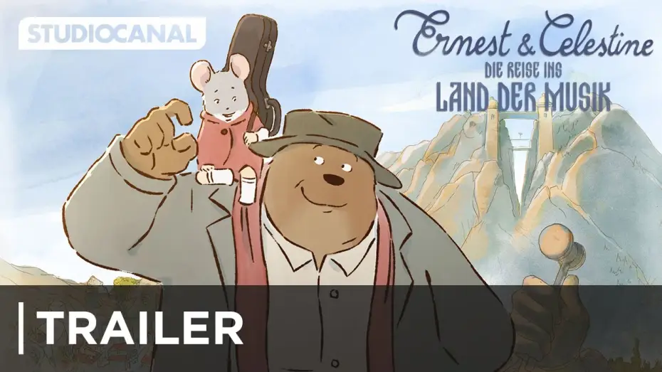 Video for the film Ernest & Celestine: A Trip to Gibberitia — Offizieller Trailer