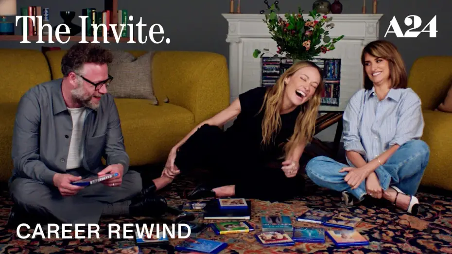 Video for the film The Invite — Career Rewind with Seth Rogen, Olivia Wilde and Penélope Cruz