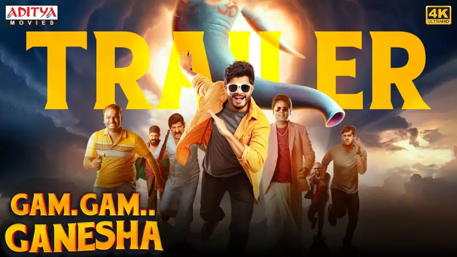 Video for the film Gam Gam Ganesha — Gam Gam Ganesha Movie Trailer - Hindi | Anand Deverakonda | Pragati Srivastava | South Movie 2026