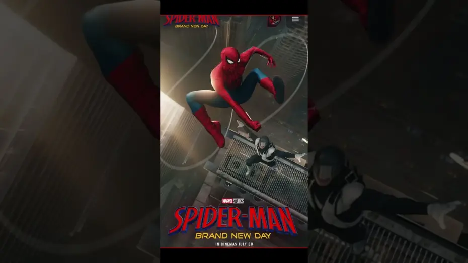 Video for the film Spider-Man: Brand New Day — One click and the Brand New Day madness begins