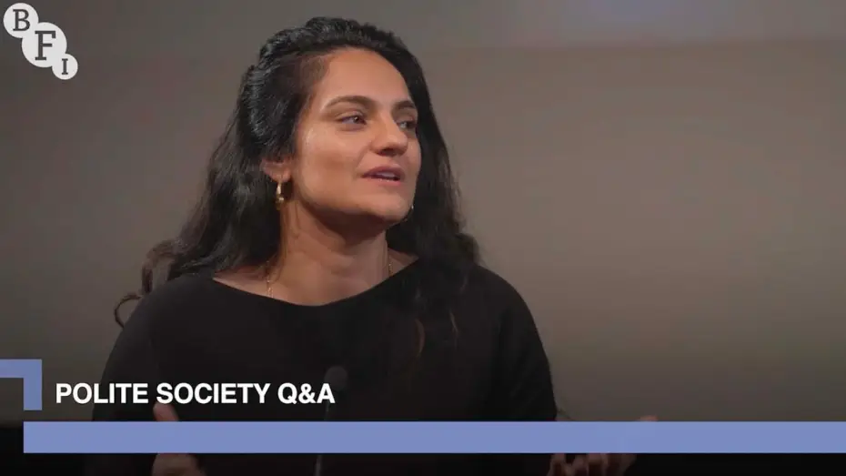 Video for the film Polite Society — Polite Society director Nida Manzoor on her Matrix-inspired action comedy | BFI Q&A