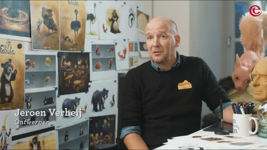 Video for the film The Bear and the Squirrel — Behind the scenes bij Fabula - Wie deed wat en hoe ging dat? - Efteling