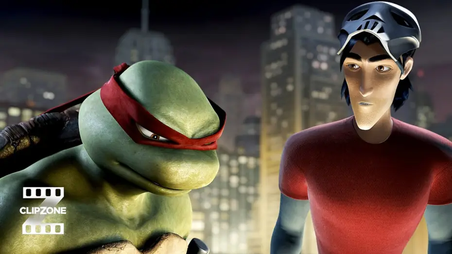 Video for the film TMNT — Casey & Raphael Chased by General Gato
