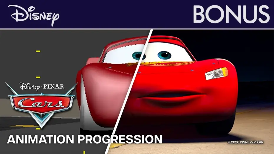 Video for the film Cars — Cars - Bonus : Étapes d'Animation | Disney