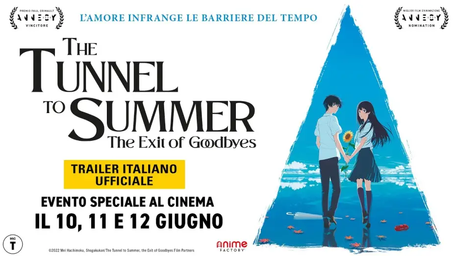 Video for the film The Tunnel to Summer, the Exit of Goodbyes — The Tunnel to Summer, the Exit of Goodbyes  - Trailer italiano ufficiale