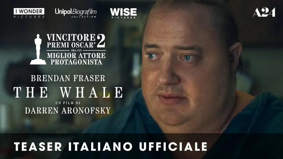 Video for the film The Whale — THE WHALE | Trailer Italiano Ufficiale HD